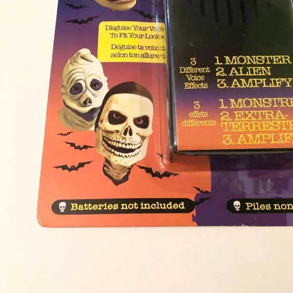 Haunted Halls Alien  Voice Changer Hands Free Microphone Halloween - Picture 4 of 12